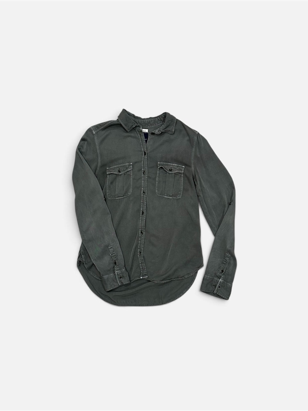 Women’s Green Button Down